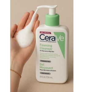 Cera Mix  CeraVe Foaming Cleanser for normal to oily skin. 
