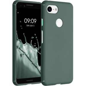 Google Pixel 3, 3 XL, 3a, 3a XL SIlicone Case  Soft Slim Protective TPU Silicone Cover - Forest Green