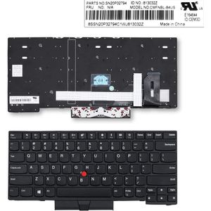 Laptop Replacement Keyboard for Lenovo ThinkPad E490 E495 T490 L490 E480 E485 L480 T480s Laptop Replace Black (No Backlight)