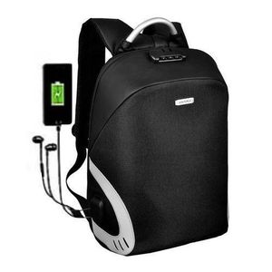 SunPower Anti-theft Laptop Bag - Black,Grey