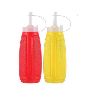 2pcs Multipurpose Kitchen Ketchup Tomato Sauce Seasoning Squeeze Bottle