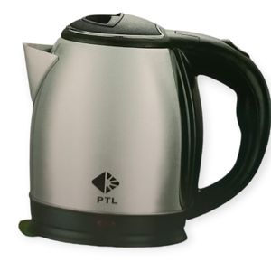 Pearlight Electric Kettle Percolator 2 Litre Fast Boiling - Silver.