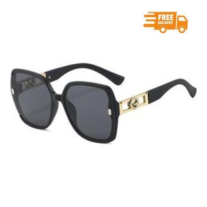 Women's Oversized Square Frames Sunglasses UV400 Protection - Black
