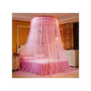 Round Mosquito Net - Pink Design May Vary