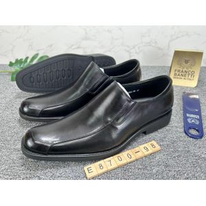 Franco Banetti Classic Slip-On Formal Dress Shoes – Black