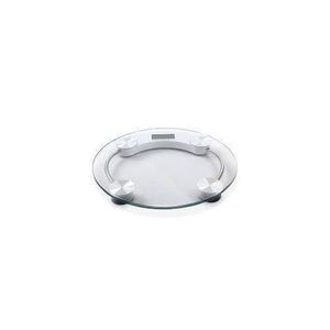 Electronic Thick 8MM Tempered Glass & LCD Display Digital Round and Transparent Personal Bathroom Health Body Weight Scales For Body Weight, Weight Scale Digital For Human Body 180kg