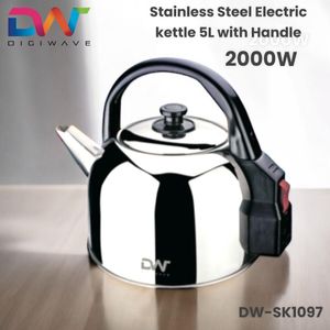 Digiwave Digiwave 5 Litre Electric Kettle With Handle DWSK-1097 – Silver (1 YR WRNTY)