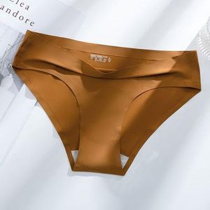 Women's Seamless Cotton Underwear Sexy Low Waist Lace Ruffle