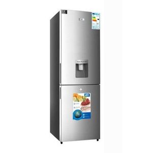 ADH 438Litres Fridge & Upright Freezer BCD-438WD With Dispenser - Silver / Grey