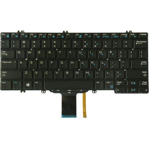  Keyboard for Dell Latitude 5280 5289 7280 7290 7380 7389 7390 Laptop No Frame (Backlight)