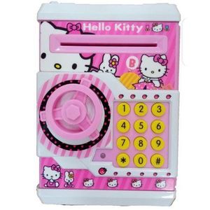 Kids Electronic Money Safe Box Password Saving Bank Atm For Coins And Bills - Multicolor 
