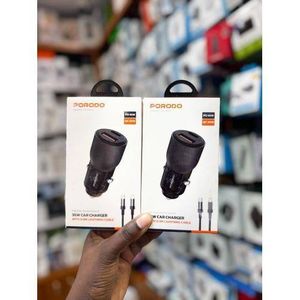 Porodo 95W Car Charger With 0.9M Lightning Cable