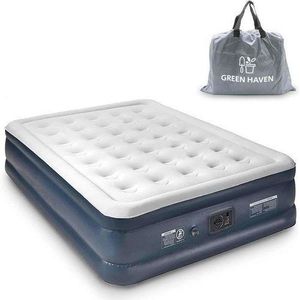High-density inflatable air mattress 5*6 with a built-in electric pump