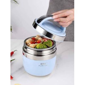 1.5L Stainless Steel Food Thermos 12-24 Hours Vacuum Lunch Box Thermo Container Soup Jar Insulated Thermoses