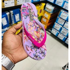 Bahamas Bahama s Summer Women’s Ultra-Comfort Tropical Floral Flip Flops – Stylish Lightweight Beach Sandals 