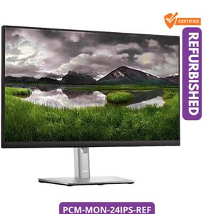Universal 24-Inch IPS LED Monitor Full HD Display HDMI/VGA/DisplayPort for Desktop Computers - Refurbished