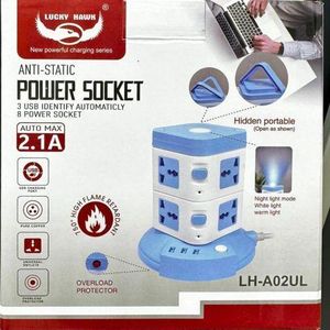 High Quality New Products Power Socket Portable Power Socket Two Sizes of Plugs with 2*USB Smart Output 2500W
