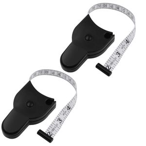Self-tightening Body Measuring Tape Ruler 150cm/60 Inch Sewing Tailor  Dressmaking Measure Ruler Meter Film for Waist Chest Legs