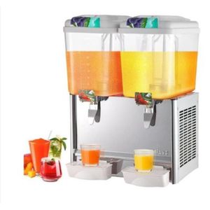 Electric 18*2 Litres'' 2 Tap Juice Dispenser - White