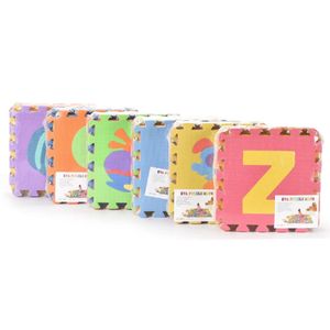 6pcs 30x30cm EVA Puzzle Mats are non-toxic, interlocking foam tiles designed for children's play areas.
