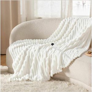 Soft/ Throw Blanket - White