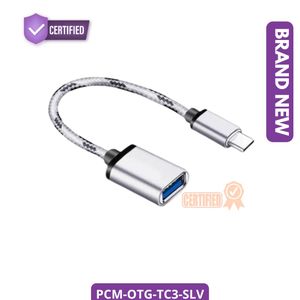 Universal USB Type-C to USB 3.0 OTG Adapter PCM-OTG-TC3-SLV Brand New Silver