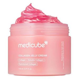 Medicube Collagen Jelly Cream With Niacinamide And Squalane. Moisturizes, Glows, Deeply Hydrates, Removes Wrinkles, Dark Spots, Fine Lines, Improve Skin Elasticity, Firms, Treats Acne, Scars & Evens