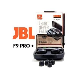  F9 PRO Earpods With Banga Bass Pro Sound - Black - F9 AIR BUDS