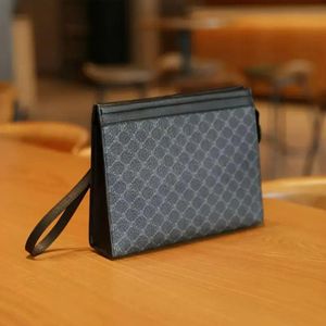 Genetic Men'S Fashion Business Clutch, Luxury Envelope Wallet, Trendy Tablet Case, Daily Commute Accessory, Basic Style, Non-Washable