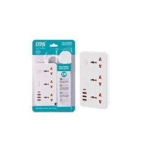 Winning Star Universal Power Socket with USB Charging Ports