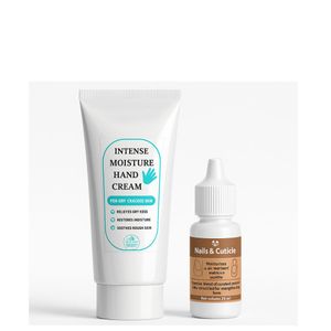 Mekis Intense Moisture Hand Cream + Nail & Cuticle Oil - For Dry,Rrough Hands and Brittle,Weak Nails