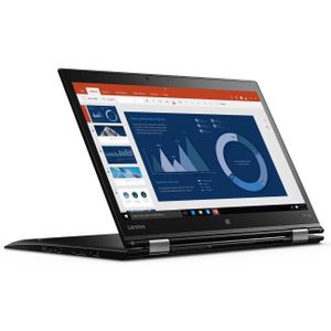 Lenovo Renewed ThinkPad X1 Carbon Yoga i7 16GB 256gb 6th Gen Touch screen -Black grey