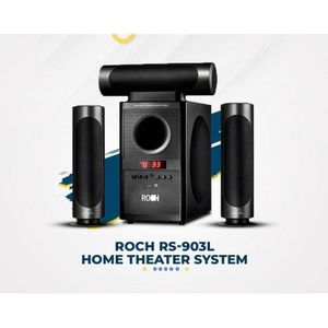 Roch 3.1 Channel Home Audio System / Sub Woofer With Remote - Black (1Yrs Warranty)