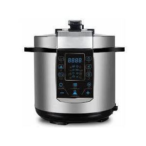 Hoffmans 14in1 Electric Pressure Cooker 6L, - SIlver
