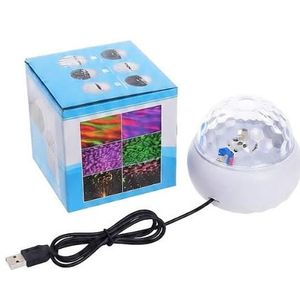 China Factory Made Mini USB LED Crystal Stage Disco Light / Water Wave Party Projector