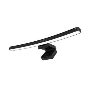 Curved Computer Monitor Lamp Bar, 7 Color RGB Asymmetric Optical Touch Dimming Screen Monitor Light Bar, Eye Caring Timer Reading LED Lamp for Curved Screen 