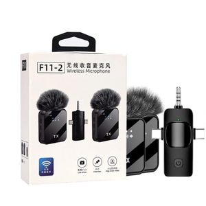 F11-2 Wireless Microphone system, a versatile 3-in-1 dual wireless microphone 