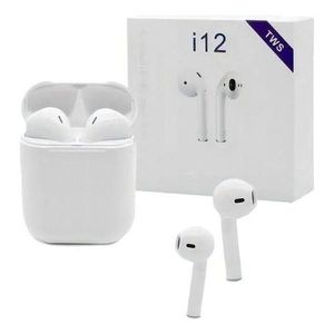I12 TWS Earbuds Wireless Bluetooth White Pods