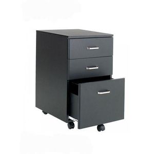 Genuine Moving side drawer office drawer pedestal drawer black