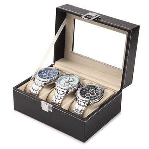 3 Slot Watch Storage Box Jewelry Display Box