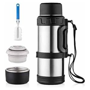 5 L Large Thermos Bottle Stainless Steel Double Walls Vacuum Insulated Tea Flask Great for Outdoors,Sports,Camping,Travel -Multicolor.