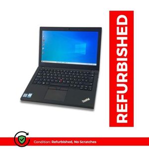 Lenovo Refurbished ThinkPad X260/X270 Core i5 6th/7th Gen 8GB Ram 256GB SSD–Black (6MTHS WRTY)