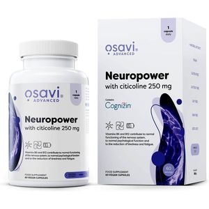 Osavi Neuropower with Citicoline 250 mg – 60 Vegan Capsules