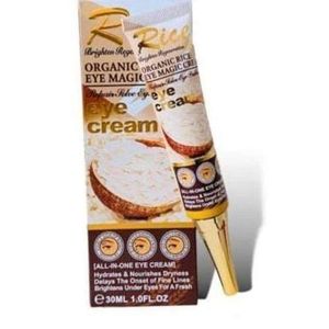 Struggling with dark circles or morning puffiness? Our Organic Rice Eye Magic Cream is your new secret weapon. Formulated with natural rice extracts, this