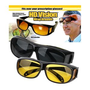 Night Vision glasses feature yellow lenses 