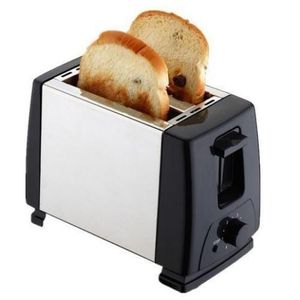 2 Slice Stainless Steel Bread Toaster- Silver