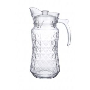 DONG FANG DF-25111 Crystal Prism Glass Pitcher – 1.5L