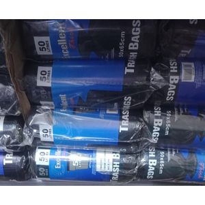 Trash bags 50L black