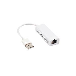 USB -Ethernet Adapter Supporting 10 / 100 Mbps -multicolor