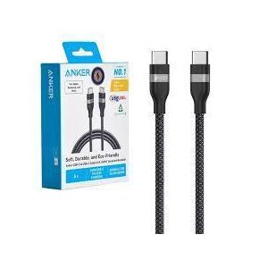 Anker USB C to USB C Cable (6FT),240W Type-C Fast Charging Cord for iPhone 16/15 Series,MacBook Pro 2020,iPad Air 4 and More 